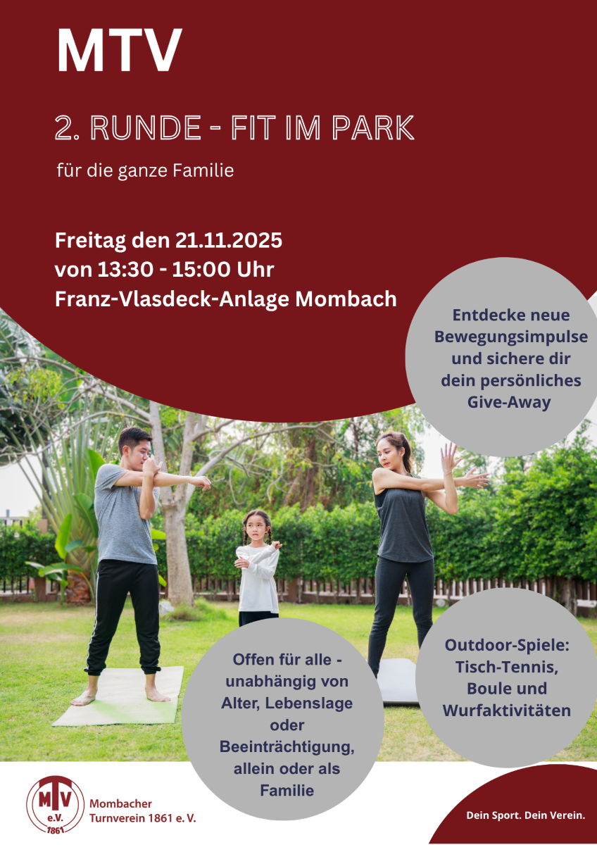 „Fit im Park – Inklusiv“ – ging in die zweite Runde