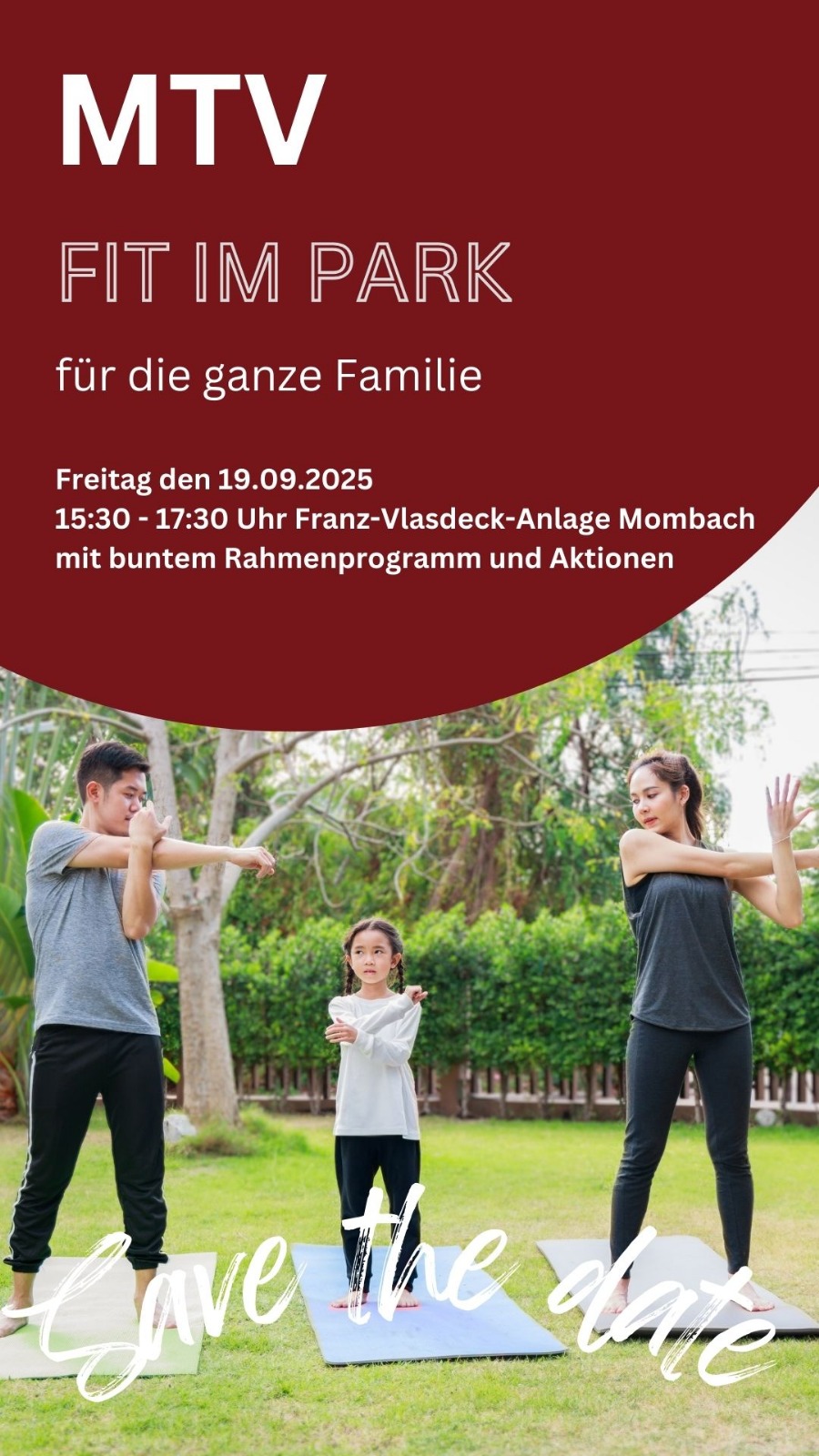 Fit im Park – „Bewegung verbindet Generationen“