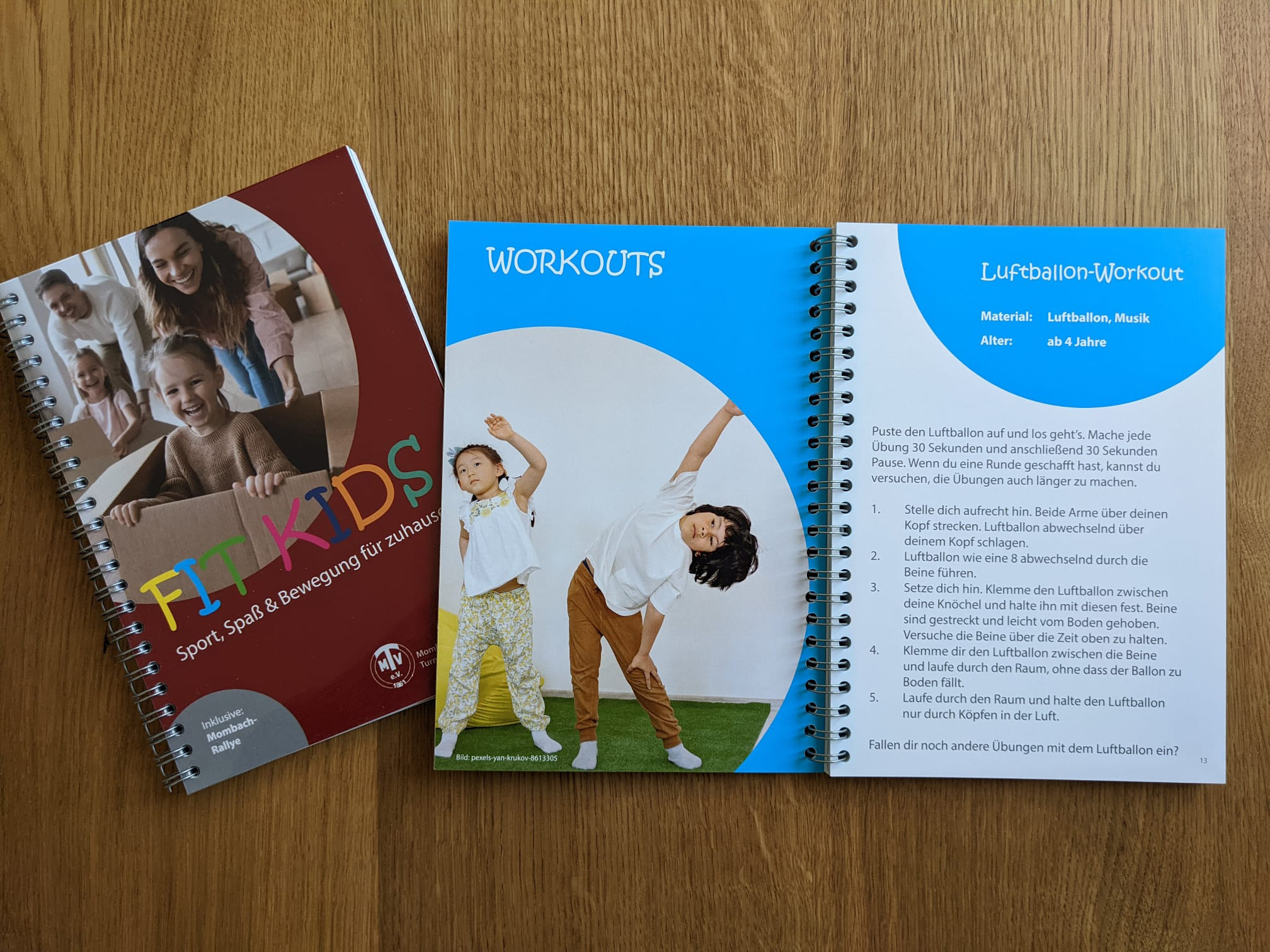 Mombacher Turnverein gestaltet Bewegungs-Booklet für Kinder